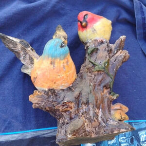 Bird Wooden etched Sculpture